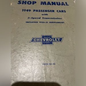 1949 Chevrolet SHOP MANUAL